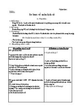 Giáo án môn Sử 6 - Sơ lược về môn lịch sử